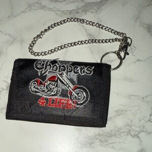 Black Chain Wallet